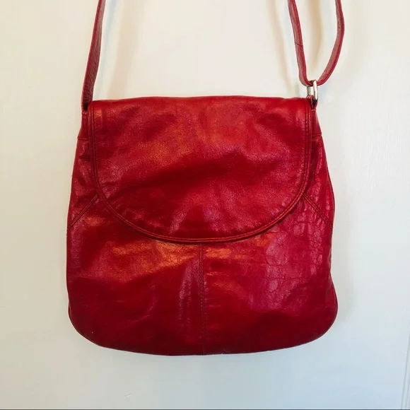 Latico Red Crossbody Bag - Picture 1 of 7